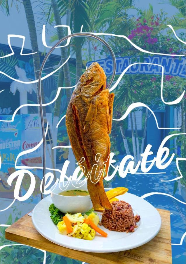 Restaurante Y Hotel “La Pesca” Puerto Barrios Eksteriør bilde